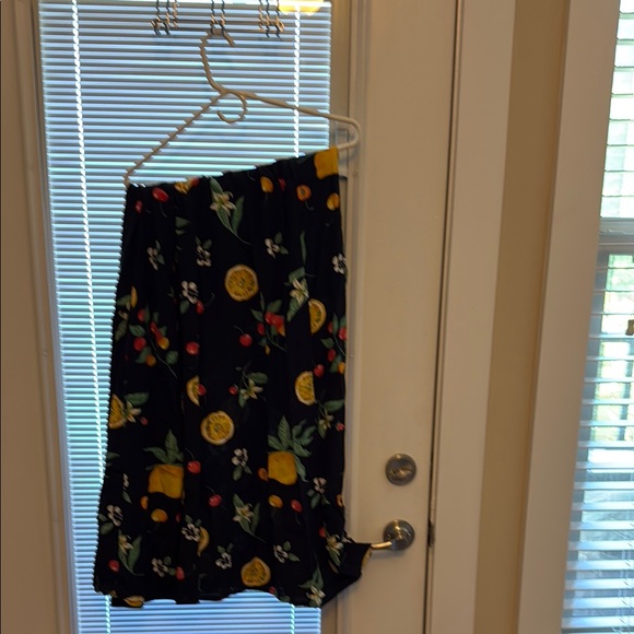 Yellow and Green A-Line Maxi Skirt Casual Resort Wear - Picture 3 of 3